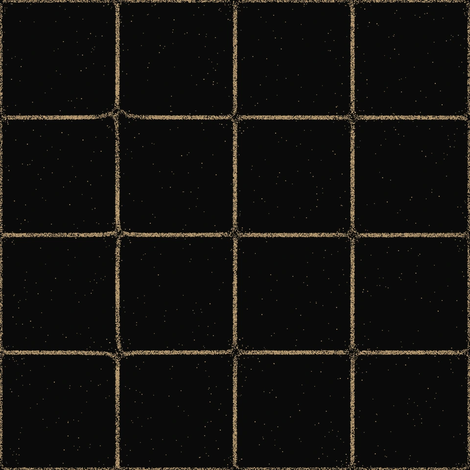 Lattice pattern in golden sand