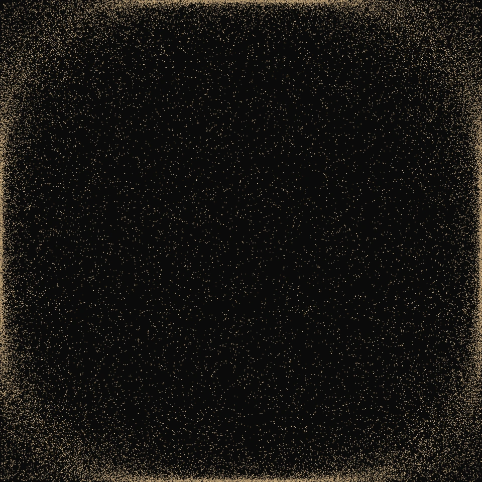 Vignette pattern in golden sand