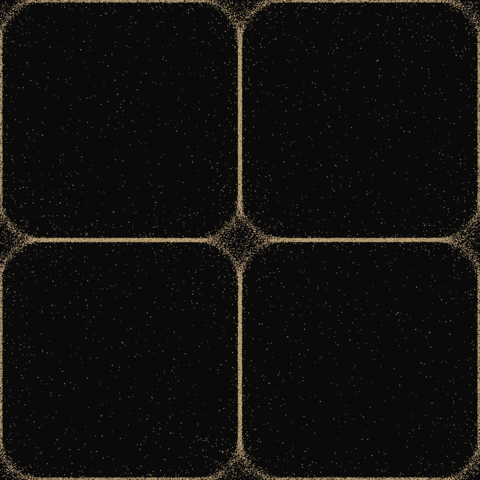 Windowpane pattern in golden sand